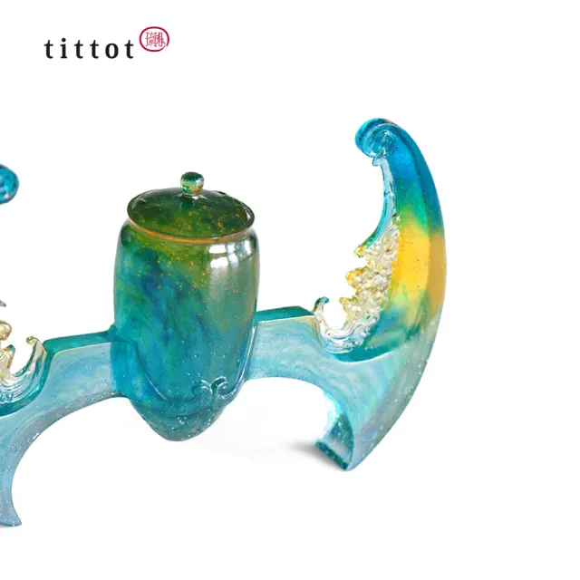 【tittot 琉園】福揚_小_祝福(送禮/琉璃/禮物/玻璃/水晶/藝術品/擺飾/禮贈/企業/福/揚)
