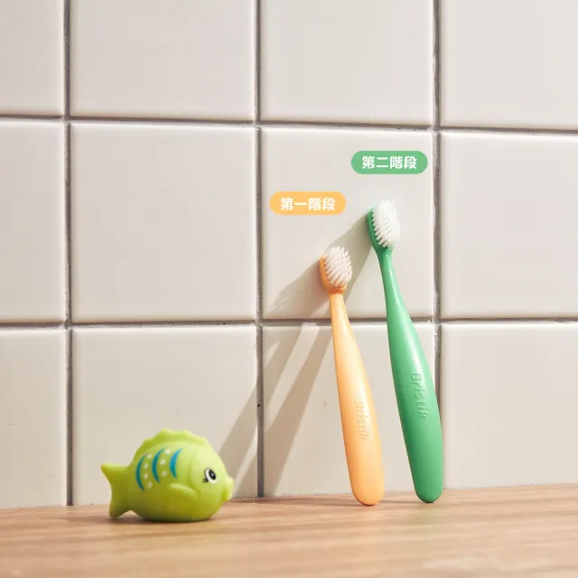 【韓國 BRISTIK】魔法棒 嬰幼兒抗菌極細緻軟毛牙刷 5入(第一支閃耀的小小魔法棒)