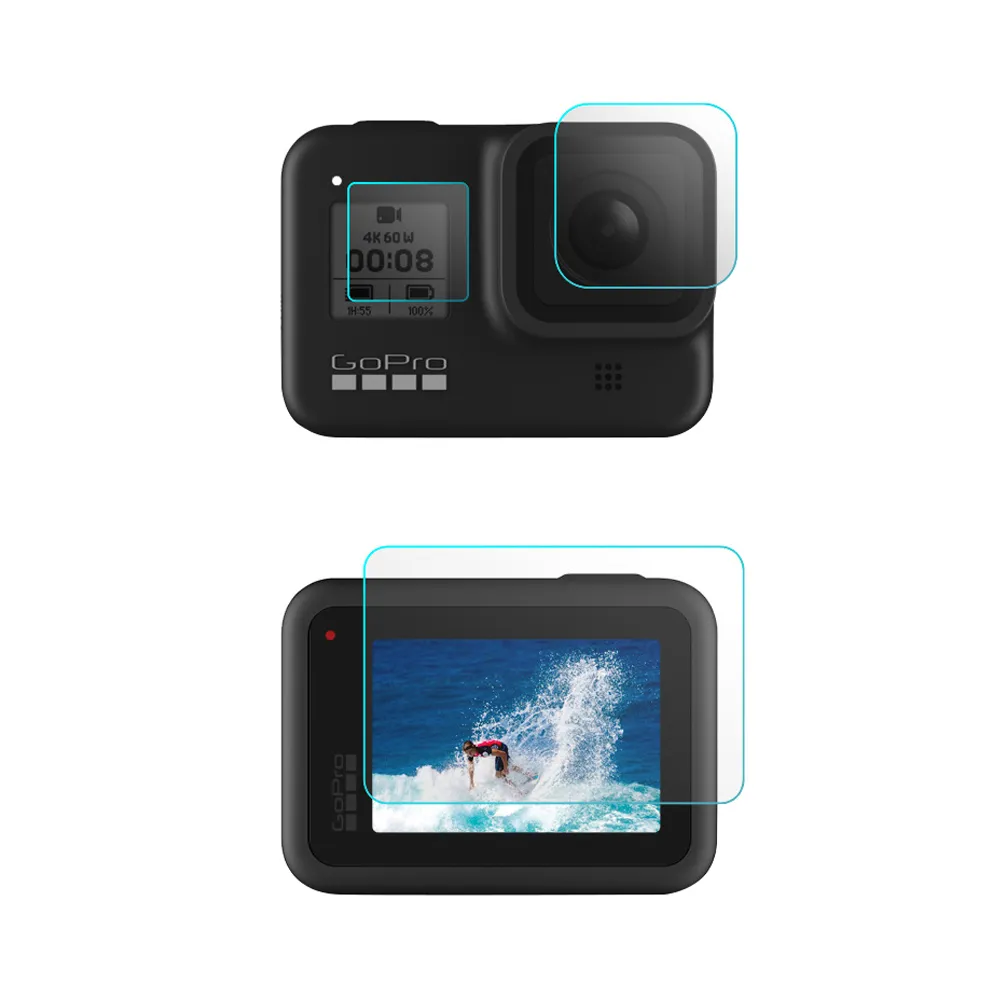 【Sunnylife】GoPro HERO8 BLACK 鏡頭螢幕鋼化玻璃保護貼