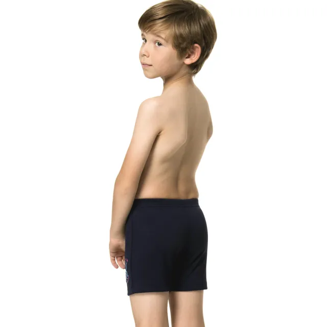 【沙兒斯】卡通章魚SPA/泡湯四角男童泳褲(深藍)
