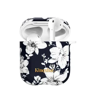 【Kingxbar】AirPods 保護套 保護殼 施華洛世奇水鑽 無線藍牙耳機充電收納盒(鮮語系列-百合)