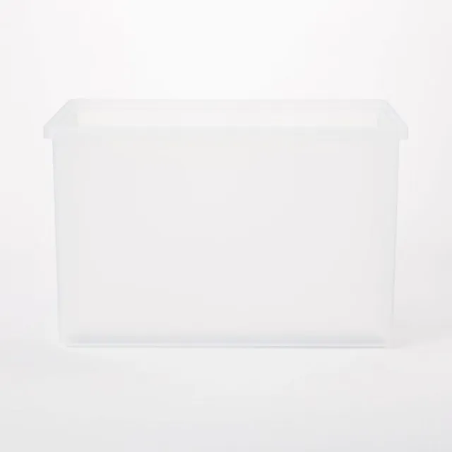 【MUJI 無印良品】PP收納箱/橫式/深型