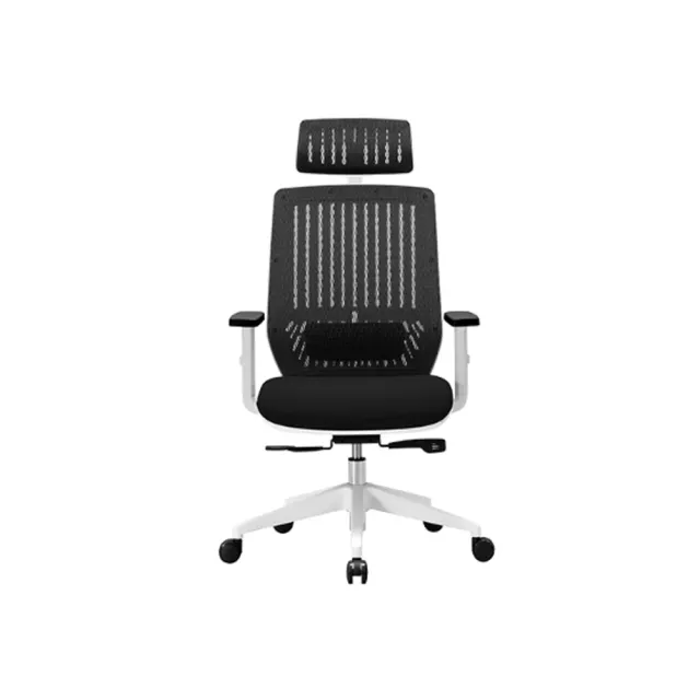 【backbone】台灣製Peacock華麗人體工學椅│白框款│(辦公椅/椅子/人體工學椅)