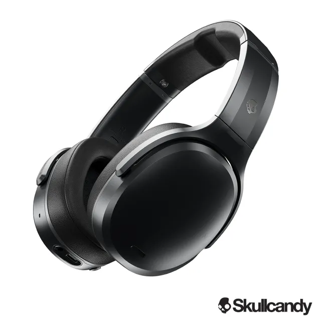 Skullcandy 美國潮牌】Crusher 跨許藍牙主動式抗噪震動耳機-黑色(57