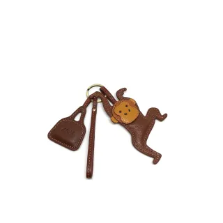【COWA日本真皮工藝】牛革生肖鑰匙圈- 猴(牛革/真皮/吊飾)