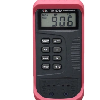 【HILA 海碁】雙組K-Type數字溫度計 TM-906A(數字溫度計 溫度計)