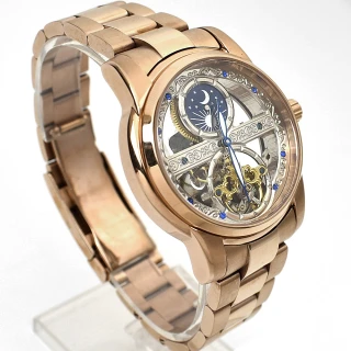 【Valentino Coupeau】玫金鋼製機械錶(自動上鍊機械錶)