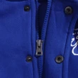 【IZZVATI】草寫棉質外套-藍(品牌LOGO外套)