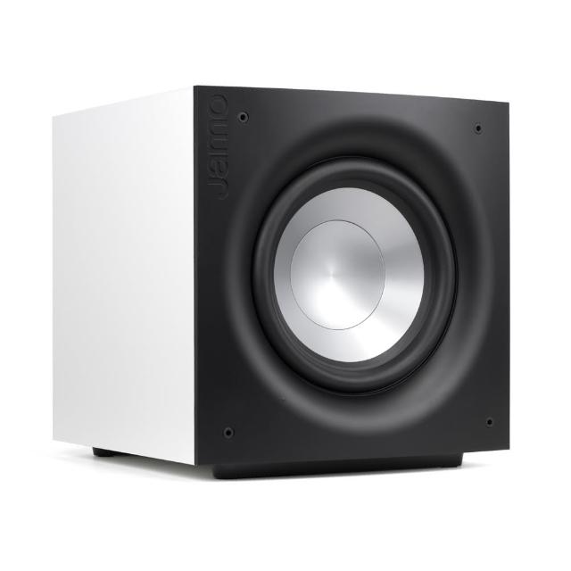 搭載峰值功率600W出色放大器的JAMO J112 SUB重低音喇叭，配備12英寸石墨低音揚聲器，提供乾淨高效功率與精準再現精度。丹麥Jamo品牌原裝設計，完美提升家庭劇院或音響系統的低頻表現，讓您沉浸在強勁震撼的低音體驗中。