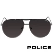 【POLICE】簡約時尚飛行員框太陽眼鏡(黑-POS8759-568P)