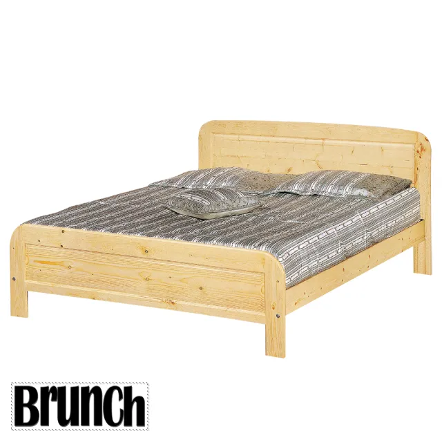【Brunch】經典松木床架(雙人5尺)