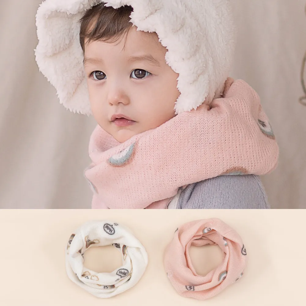 【Happy Prince】韓國製 Hola iris保暖嬰兒童圍脖-2色(寶寶圍巾圍兜口水巾)