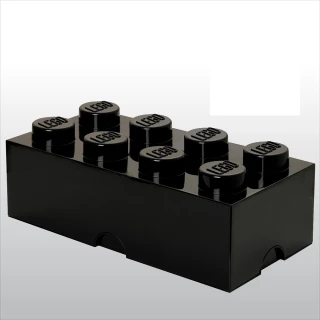 【Room Copenhagen】樂高 LEGO 八凸收納盒-黑色(40040633)