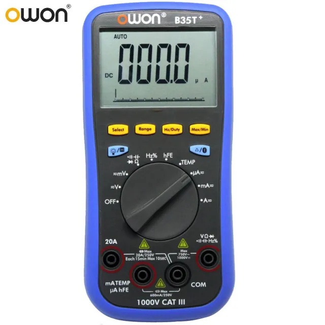 【OWON】OWON 智慧型3 5/6 TRMS三用電錶 B35T+(三用電錶)