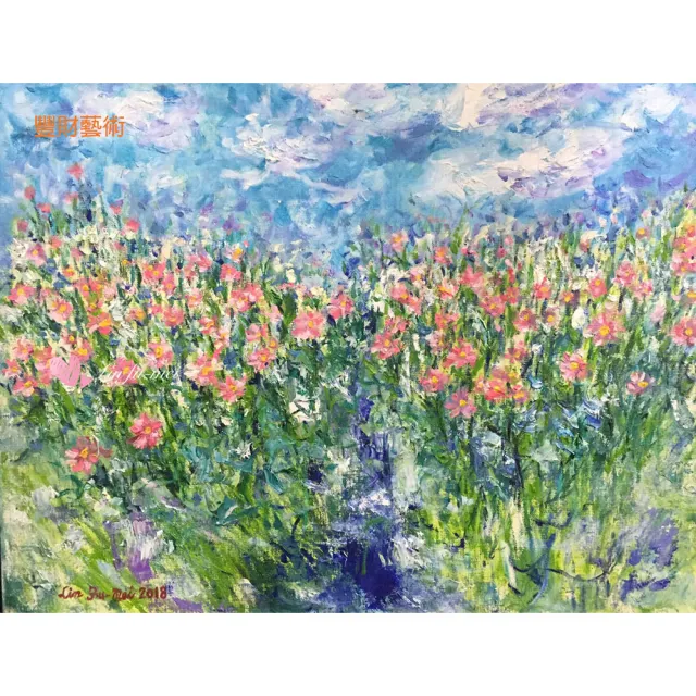 【豐財藝術】Spring is coming 春天來了 能量真跡油畫(印象派油畫藝術收藏首選)