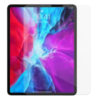 【Metal-Slim】Apple iPad Pro 12.9 2020(9H弧邊耐磨防指紋鋼化玻璃保護貼)
