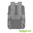 【VoyLux 伯勒仕】極簡系列幾何線條電腦後背包-35850xx(粗單尼抗撕裂耐磨布料)