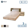 【A FACTORY 傢俱工場】藍田 日式收納房間3件組 床頭箱+床底+床邊櫃 雙人5尺