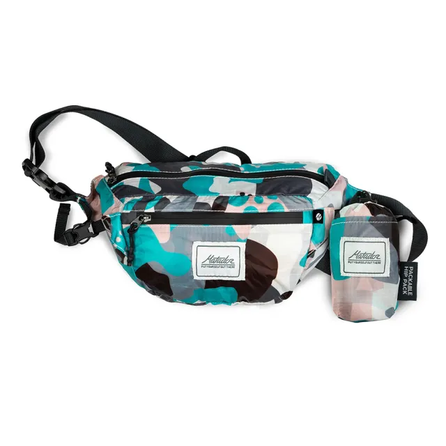 【Matador 鬥牛士】雙11 DayLite Packable Hip Pack 防水旅行腰包(都會彩繪)