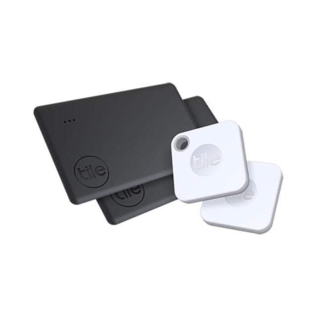 【Tile】防丟小幫手/定位防丟器-商務入門組-Slim 2入 + Mate 3.0 2入 - 四入組