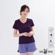【遊遍天下】台灣製女性款抗UV防曬涼感吸濕排汗領衫T恤 GS2003(圓領 S-2L)