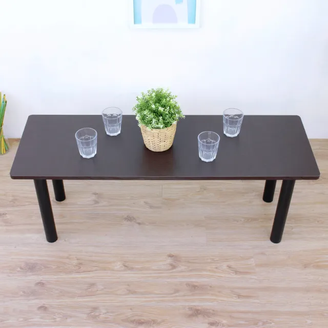 【美佳居】寬120x深40x高45/公分-長方形沙發前桌/和室桌/矮腳桌/餐桌(三色可選)