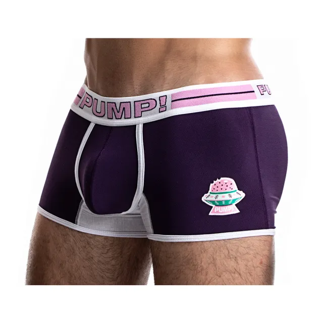 【PUMP】太空糖果 男四角褲(紫色)