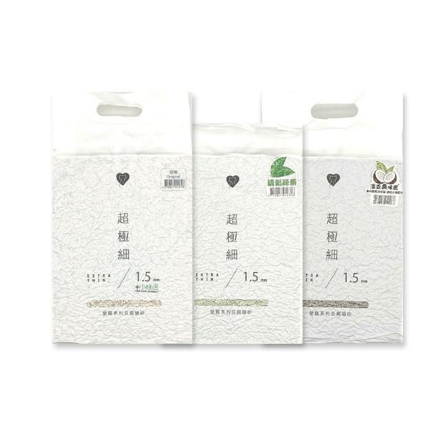 【愛寵】超極細豆腐貓砂6L-6入組