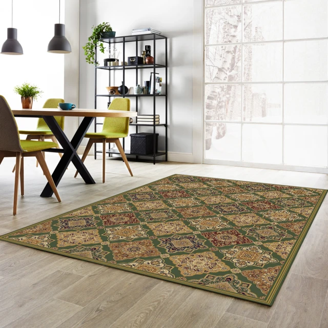【范登伯格】比利時 芭比典雅絲質地毯 優雅綠(160x230cm)