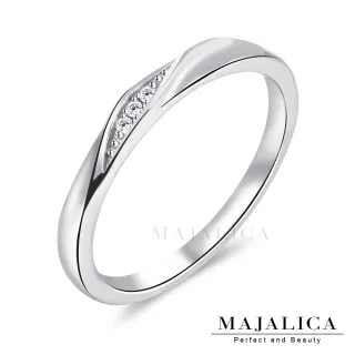 【Majalica】純銀戒指．尾戒．新年禮物(銀色/玫金)