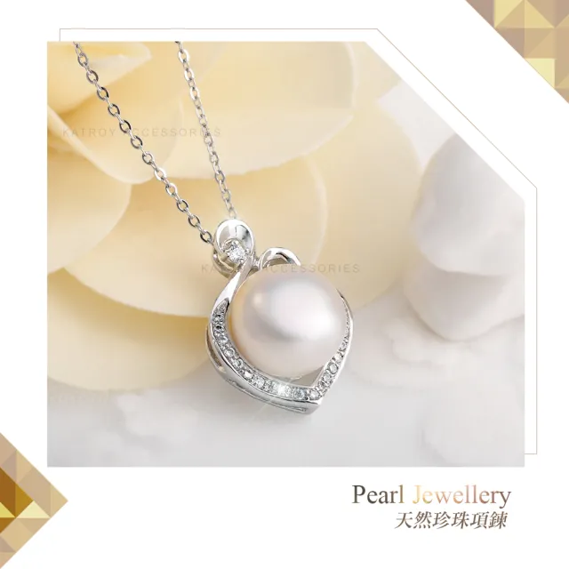 【KATROY】天然珍珠．項鍊．母親節禮物(10.0-12.0mm)