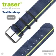 【TRASER】Textile strap 藍黃織料錶帶-79(#107806)