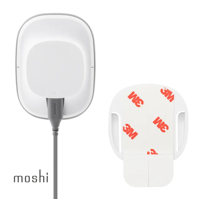 【moshi】SnapTo 磁吸無線充電座附磁吸固定基座組