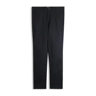 【GAP】男裝 棉質微彈直筒卡其褲-正黑色(500359)