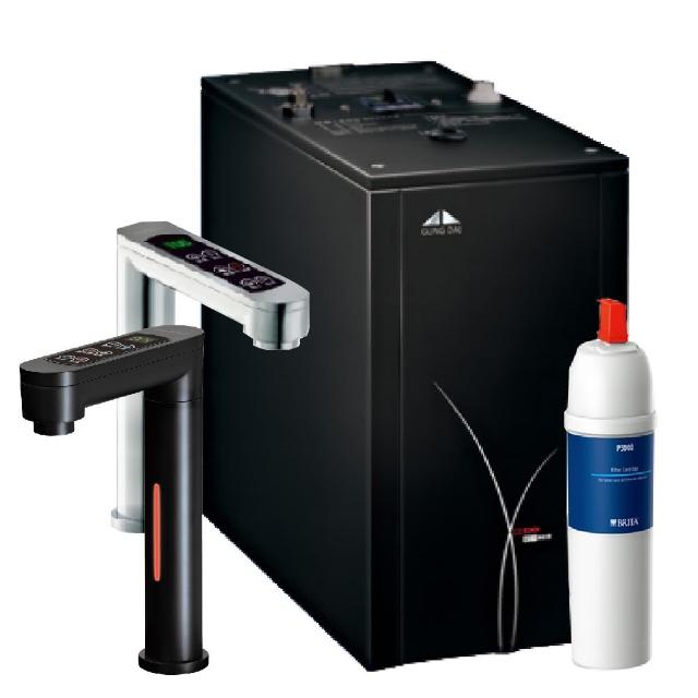 【GUNG DAI宮黛】GD-600/GD600櫥下型觸控式雙溫飲水機搭配P3000櫥下硬水軟化長效型濾水系統
