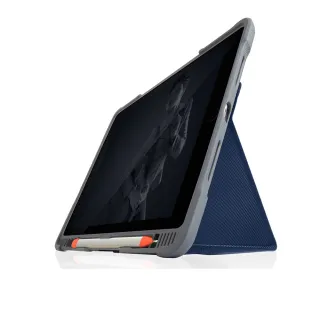 【STM】Dux Plus Duo for iPad 10.2吋 第九代/第八代/第七代(專用內建筆槽軍規防摔殼 - 藍)