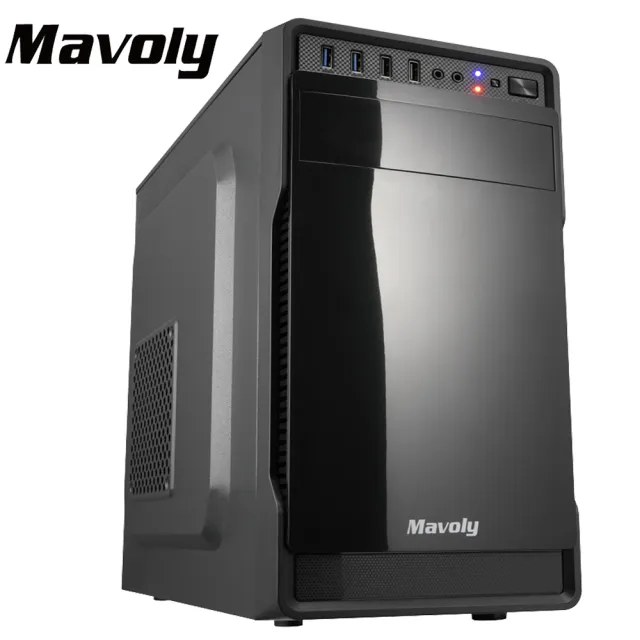 【Mavoly 松聖】水果機殼 葡萄柚 USB3.0電腦機殼(一年保固/黑色)