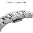 【Daniel Wellington】DW 手錶  Iconic Link 28mm/32mm精鋼錶 耀目亮銀(DW00100207)