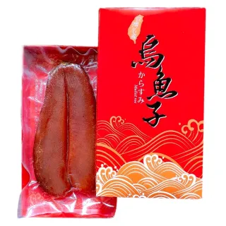 【池鮮生】嚴選金鑽6兩野生烏魚子禮盒4片組(六兩4片/附禮盒提袋4組)