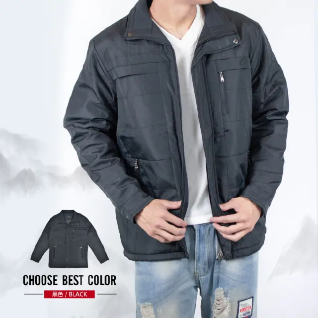 【KUPANTS】輕量防風加絨超保暖外套(台灣企鵝品牌/M-2L)