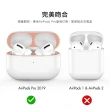 【AHAStyle】AirPods Pro 1代 無線藍芽耳機專用 鎳金防塵貼(充電盒防髒貼 兩組入)