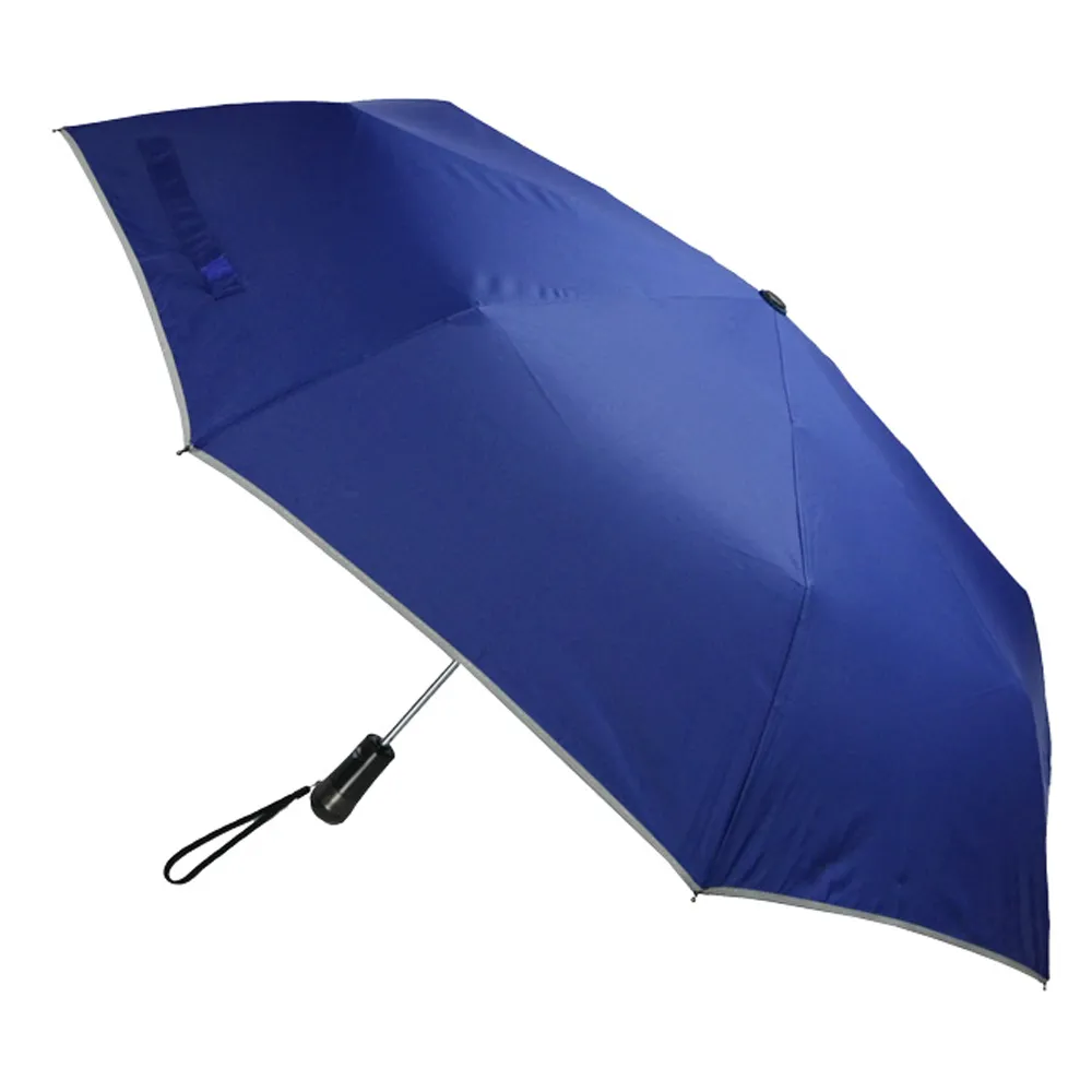 【2mm】LED極光安心自動開收傘 買一送一(雨傘)