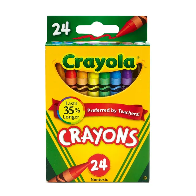 【crayola 繪兒樂】彩色蠟筆24色