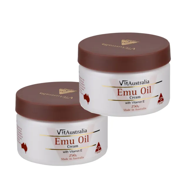 【Natures Care】VitAustralia 鴯苗鳥油滋潤霜含維他命E(２入組 250g/罐)