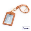 【Omnia】通勤族必備直式牛皮證件套悠遊卡套(2款7色)