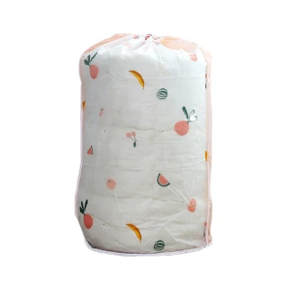 【樂邦】大容量衣物棉被束口收納袋/2入(環保PEVA 玩具 防水 防污 整理袋)