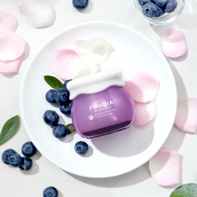 【FRUDIA】望莓止渴 藍莓補水乳霜55g(超長效保濕乳霜/不油膩好吸收)