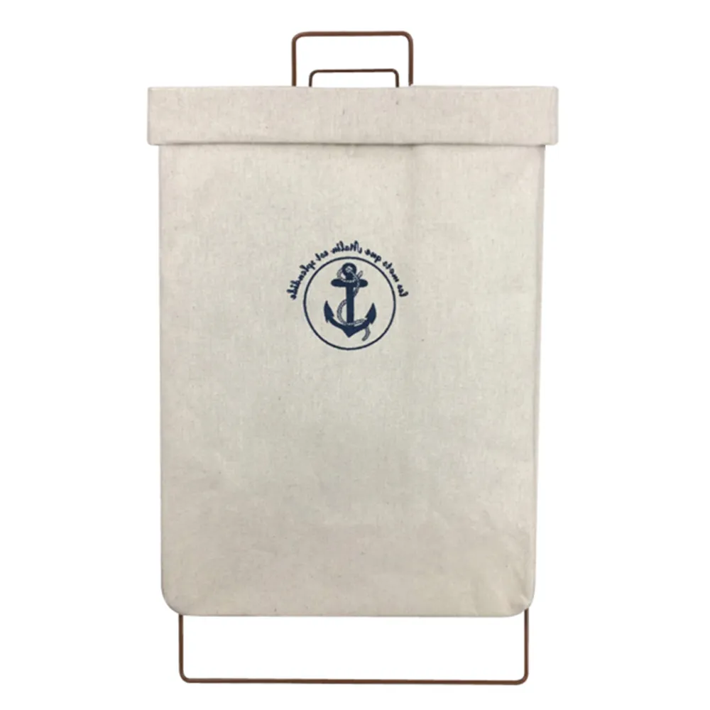 【悅生活】百特兔 帆布摺疊置物收納籃/洗衣籃 二入組(置物 收納 多功能 收納摺疊 手提)