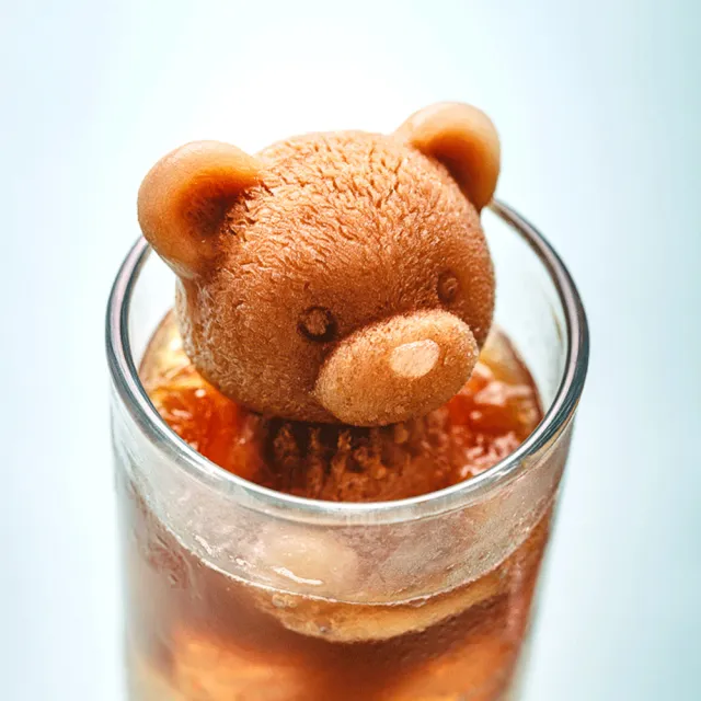 【樂邁家居】立體 泰迪熊 製冰模具 矽膠模型(S號-50g)