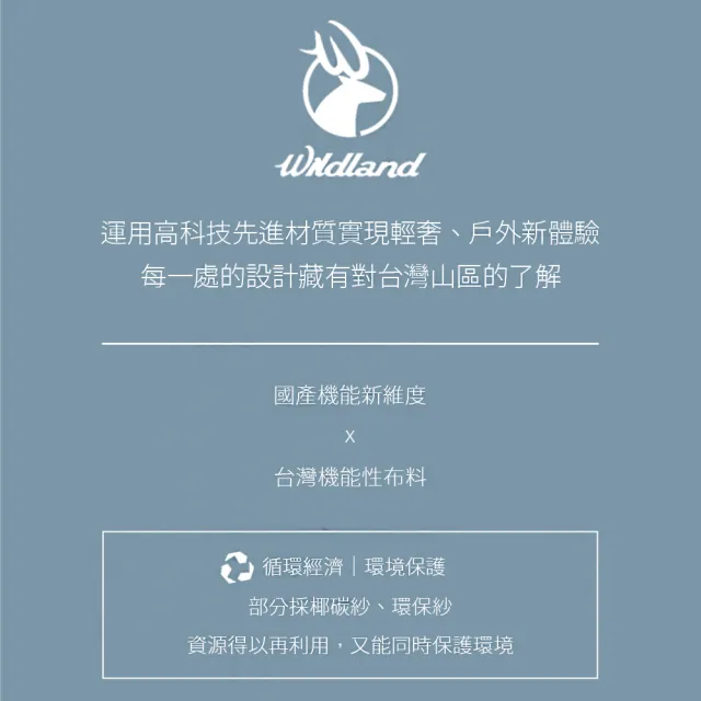 【Wildland 荒野】中性 開洞抗UV透氣袖套-深藍 W1801-72(戶外/登山/抗UV/防曬/袖套)